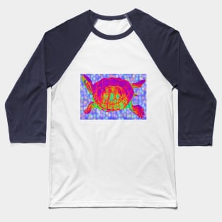 Psychedelic turtle Baseball T-Shirt
